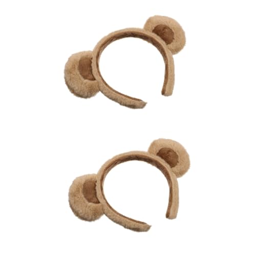 HAPINARY 2stücke Kreatives Haarband Für Frauen Mit Bärenohren Haarschmuck Für Partys Hochzeiten Und Freizeitaktivitäten Niedliches Und Auffälliges Accessoire Für Jeden Anlass von HAPINARY
