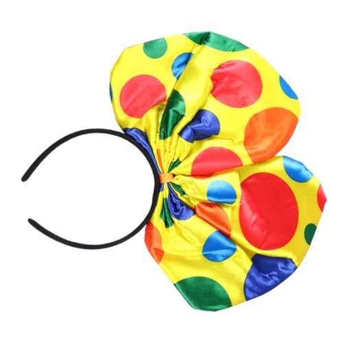 HAPINARY 2stücke Bowknot Haarband Für Junge Mädchen Schleifenstirnbänder Cosplay-stirnbänder Clown-haarreifen Haarband Für Clown Kopfbedeckung Für Party Geburtstagsgeschenk von HAPINARY