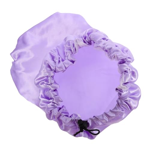 HAPINARY 2stücke Wiederverwendbare Duschhaube Für Damen Verstellbare Wasserdichte Satin-badekappe Für Lange Und Kurze Haare Für Sauna Spa Und Alltag HAPINARY 2stücke Wiederverwendbare Duschhaube Für Damen Verstellbare Wasserdichte Satin-badekappe Für Lange Und Kurze Haare Für Sauna Spa Und Alltag von HAPINARY