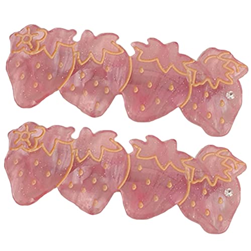 HAPINARY Erdbeer-haarspangen-set Haarschmuck Für Mädchen Styling-tools Schickes Und Vielseitiges Design von HAPINARY