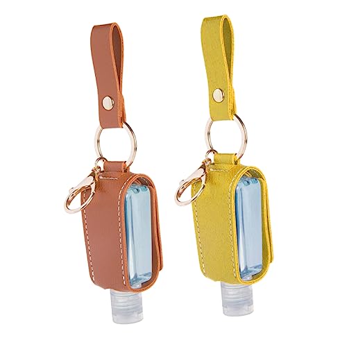 HAPINARY 2St Fall für flüssig Spender Flasche Pumpe sprühen handpflege hand handreiniger key chain Handwaschgel-Bezug Halter für Handwaschgel Legierung von HAPINARY