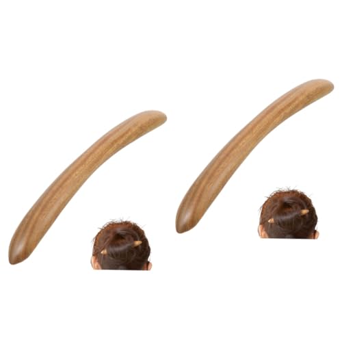 HAPINARY 2stücke Elegante Holz-haarstäbchen Für Frauen Vintage Haarschmuck Aus Grünem Sandelholz Lang Perfektes Accessoire Für Hochzeiten Und Festliche Anlässe von HAPINARY