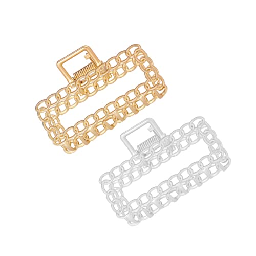 HAPINARY 2stücke Haarklammern Legierung Haarklammer Haarschmuck Für Damen Mädchen Haaraccessoires Haar Clips Rutschfeste Haarkralle Mit Ornament Für Verschiedene Frisuren von HAPINARY