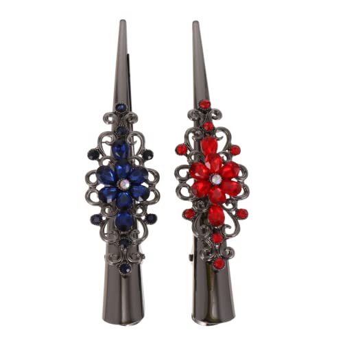 HAPINARY 2St Hornclip aus einpoliger Clip -Haarnadel Haarschmuck für Damen Haarschmuck für große Haarspangen für Mini-Haarspangen für Braut Haarspange Mode von HAPINARY