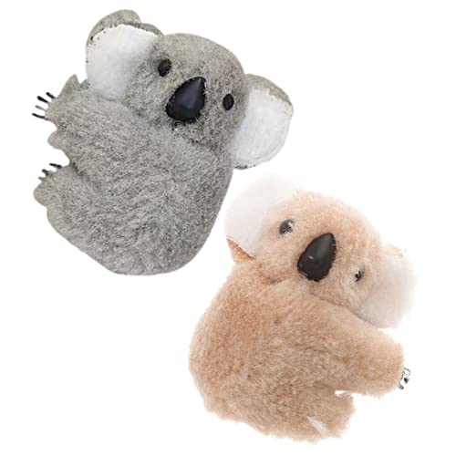 HAPINARY 2St Koala- -Clip haarschmuck Haarspangen Haarklammern für Krokodilklemmen für Kleinkinder Haarnadel Haarklemme für Frauen Haarklemmen dreidimensional Griffigkeit von HAPINARY