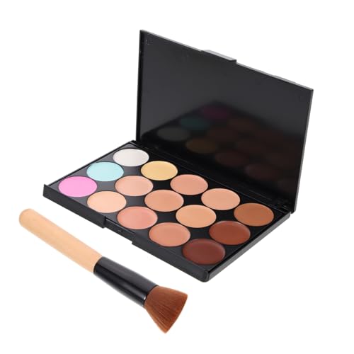 HAPINARY 2st Make-up-tool-set Creme-kit Concealer-kit Concealer-palette Contouring-palette Textmarker-palette Farbkorrektur-palette Make-up-palette Haupt Beauty-tools Mädchen Kunstfaser von HAPINARY