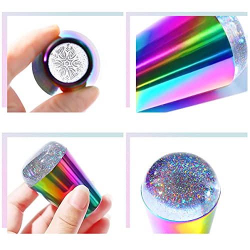 HAPINARY 2 Transparente Nagelstempel Nailart-stempel-set Maniküre-werkzeug Elastisches Material Für Langlebigen Gebrauch von HAPINARY