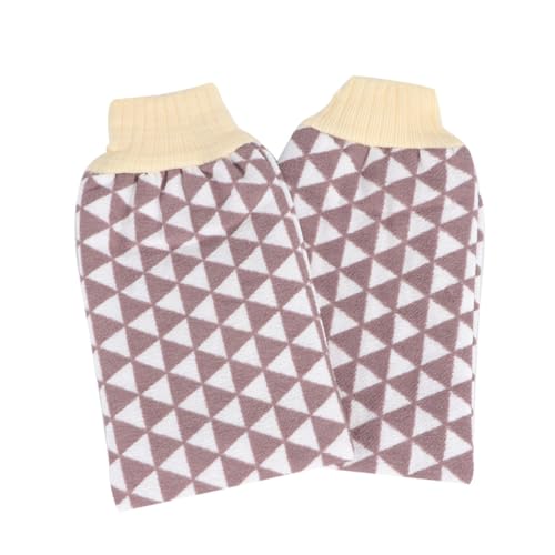 HAPINARY Badehandschuh-set Peeling-handtuch Geometrisches Design Doppellagig Weich Raue Texturen Spa-badetuch Für Damen Zufällige Farbe von HAPINARY