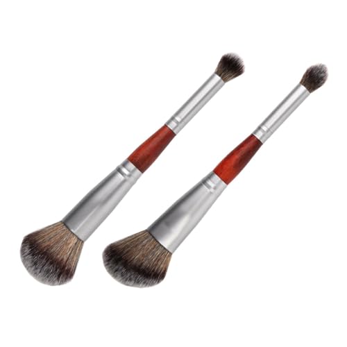 HAPINARY 2stücke Dual Ended Blending Pinsel Für Make-up Lose Pulver Lidschatten Hause Liefert Aus Hochwertigem Fasermaterial Komfortabel Anzuwenden Und Einfach Zu Reinigen von HAPINARY