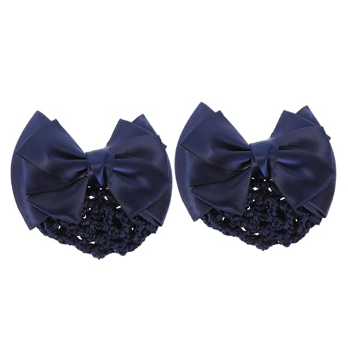 HAPINARY 2er Packung Haar-netz Für Dutt Mit Schleife Damen-haarschmuck Zur Haarbehandlung Für Berufsfrauen Und Mädchen von HAPINARY