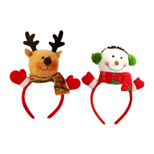 HAPINARY Manufactured Excellence Weihnachtshaarbänder Für Jungen Und Mädchen Bequeme Und Robuste Stirnbänder Mit Weihnachtsdeko 2 Stück HAPINARY Manufactured Excellence Weihnachtshaarbänder Für Jungen Und Mädchen Bequeme Und Robuste Stirnbänder Mit Weihnachtsdeko 2 Stück von HAPINARY