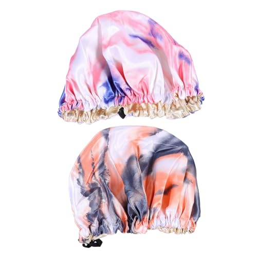 HAPINARY Schlafhaube Duschhaube Satin Für Damen Faltbar Leicht Sicher Und Praktisch von HAPINARY