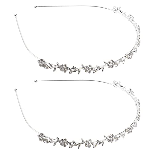 HAPINARY 2er Satz Kristall-haarreif Braut-stirnband Eleganter Haarschmuck Für Damen Und Mädchen von HAPINARY