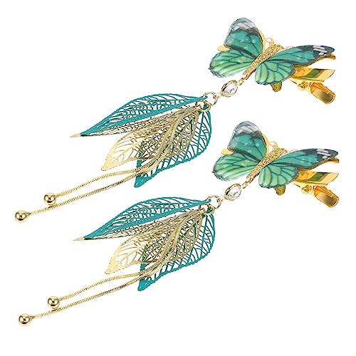 HAPINARY Vintage Haarschmuck Mit Quasten Dekorativer Schmetterlings-haarspange Für Damen Retro-haarspangen Satz von HAPINARY