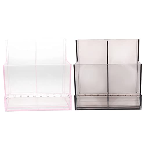 HAPINARY Nagelbohrerhalter Organizer Für Maniküre Werkzeuge Nagelbohrerständer Aus Transparentem Kunststoff Kasten Für Nagelbohrer Und Schleifköpfe von HAPINARY