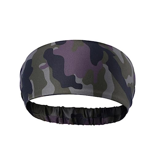 HAPINARY 2stücke Stirnband Aus Polyester Für Sport Und Spa Make-up-wickelband Verstellbares Stirnband Für Yoga Und Fitness Atmungsaktiv Und Schweißabsorbierend in Camouflage von HAPINARY