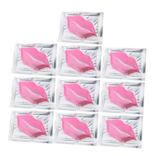 HAPINARY 2sets Collagen Lip Mask Pad Feuchtigkeitsspendende Lippenmaske Für Frauen Tragbares Lippenpflege-gelpad 15 Stück * 2 von HAPINARY
