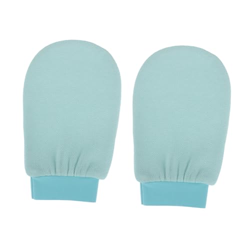HAPINARY 2st Badehandschuhe Peeling-handschuh Peeling-duschtuch Schrubben Mizellar Abschminkpads Aus Mikrofaser Körperwäscher Spülbar Reinigungsmittel Tücher Nass Badetuch Pflanzenfasern von HAPINARY