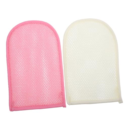 HAPINARY Körpertuch 2st Badetuch Handschuhe Für Körperwäscher Luffa-waschhandschuhe Körperpeeling-handschuh e Peeling Für Frauen Haut-dusche-scrubber Fräulein Nylon Fäustlinge Waschmittel von HAPINARY