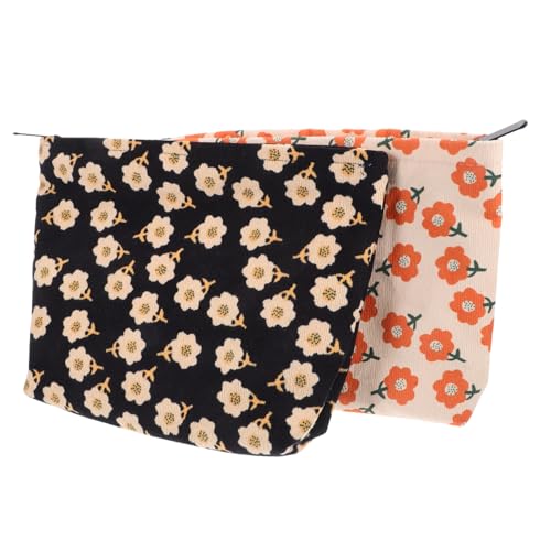 HAPINARY Make-up-Tasche Mit Vintage-Druck Kosmetiktasche Mit Reißverschluss Organizer-Tasche Für Reise Tragbare Beauty-Beutel Für Damen von HAPINARY