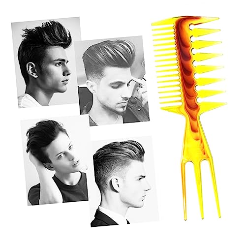 HAPINARY 2st Glatter Kamm Haarkämme Haarbürste Männer Entwirren Kamm Haarbürste Entwirren Haarschneidemaschinen Haarglätter Shampoo Und Spülung Haaröl Breiter Kamm Rechenkamm von HAPINARY