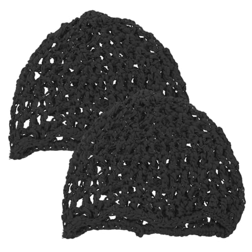 HAPINARY 2stücke Gehäkeltes Frauen-haarnetz Aus Mesh Für Haarschutz Schlafmütze Zum Schlafen Wiederverwendbar Langlebig Passend Für Lange Haare Zöpfe Und Locken von HAPINARY