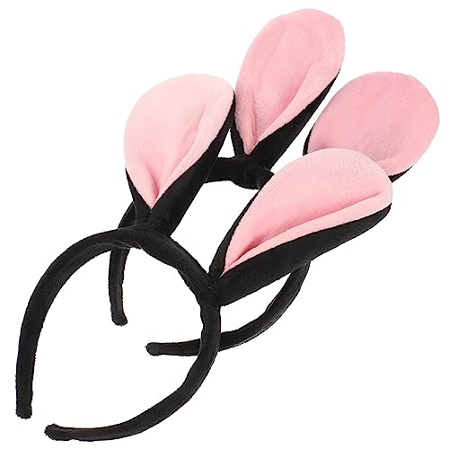 HAPINARY 2st Hasenohr Stirnband Hasenohren Für Kinder Kaninchen Kostümzubehör Cosplay-stirnband Osterparty Gefallen Osterhasenohr Stirnbänder Fräulein Dreidimensional Stoff Südkorea von HAPINARY