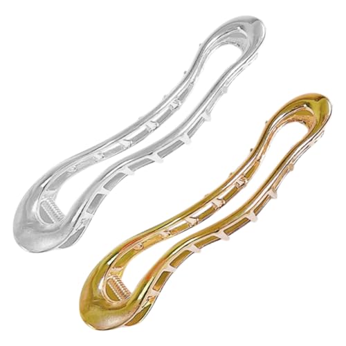 HAPINARY Pferdeschwanzhalter-Clip Bananenclips Haarspangen aus Metall für Frauen exquisites Design und einfach zu bedienen von HAPINARY