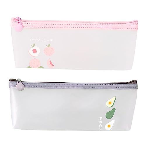 HAPINARY 2stücke Fruchtmuster Federmäppchen Praktische Stifte-Organizer Für Schüler Avocado Rosa Langlebig Und Geräumig Für Schreibwaren Und Kosmetik HAPINARY 2stücke Fruchtmuster Federmäppchen Praktische Stifte-Organizer Für Schüler Avocado Rosa Langlebig Und Geräumig Für Schreibwaren Und Kosmetik von HAPINARY
