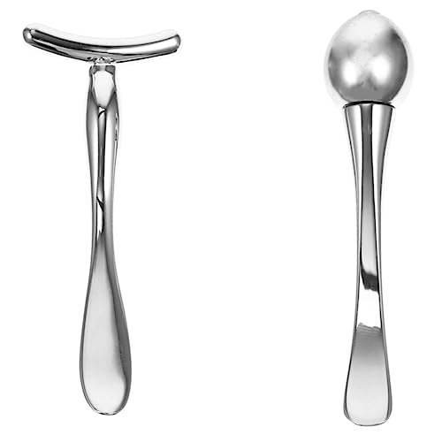 HAPINARY 2stücke Gesichtsmassageroller Und Hautpflegeroller Mehrzweck-cremeapplikator Praktischer Für Augen Relax-massageroller Zarter Cremeapplikator Für Gesicht Für Mädchen Und Frauen von HAPINARY