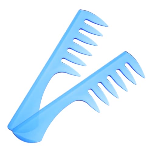 HAPINARY 2stücke Haarpflegewerkzeug Mit Breiten Zähnen Entwirrer Für Dickes Und Lockiges Haar Friseur-styling-werkzeug Für Salon Und Heimgebrauch Retro-kamm Für Männer Und von HAPINARY