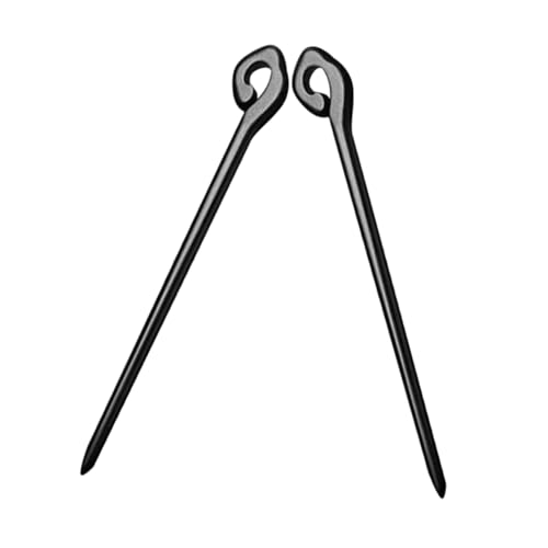 HAPINARY 2stücke Holz Haarnadeln Retro Chinesischer Stil Haarstift Haarschmuck Für Dutt Haarknoten Vintage Hanfu Haar Zubehör Für Mädchen Und Frauen von HAPINARY