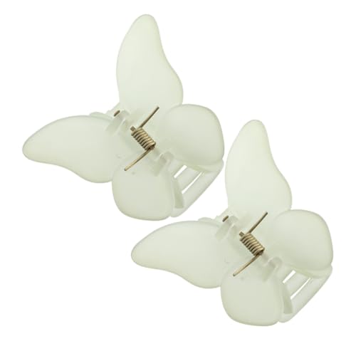 HAPINARY 2stücke Schmetterlings-haarklammern Für Mädchen Matte Oberfläche Rutschfeste Haarspangen Accessoires Für Täglichen Und Event-styling Zarte Schmetterlingsform von HAPINARY