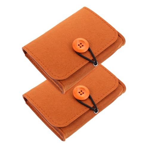 HAPINARY 2stücke Tasche Für Ätherische Öle Aufbewahrungstasche Aus Filz Tragbare Kleine Tasche Organizer Für Ätherische Ölflaschen Für Aromatherapie Und Reisen von HAPINARY