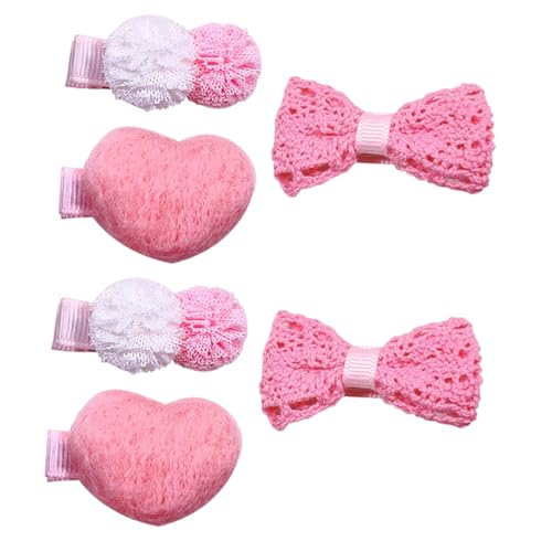 HAPINARY Haarspangen Mit Schleife Und Herz Für Damen Süße Haar-accessoires Für Geburtstagspartys von HAPINARY