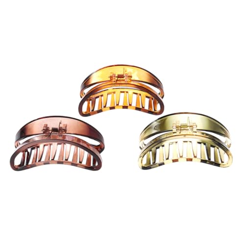 HAPINARY 3stücke Chunky Jaw Clips Für Kunststoff Haarspangen Leuchtenden Farben Schildkrötenmuster Rutschfeste Haarklammern Für Dickes Und Dünnes Haar Haaraccessoires Für Mädchen Und von HAPINARY