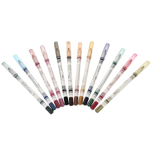 HAPINARY 3stücke Farben Wasserdichte Glitzer Lippen Und Augenbrauen-eyeliner Stift Set Set Kosmetik-make-up Für Augen Lippen Und Brauen Für Partys Und Veranstaltungen von HAPINARY