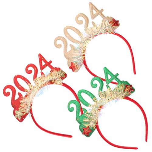 HAPINARY Kopfschmuck Weihnachts Accessoire Lametta-stirnband Für Party Glitzer-haar-accessoires Zum Fest von HAPINARY