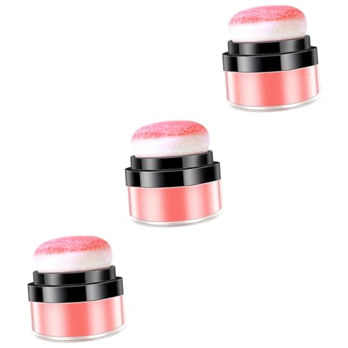 HAPINARY 3 Stück Cushion Blush Mehrzweck Rougepuder Mineral Blush Schimmer Rouge Für Wangen Puder Make Up Kissen Natürliches Rouge Für Wangen Koreanisches Make Up Rouge Make Up Rouges von HAPINARY