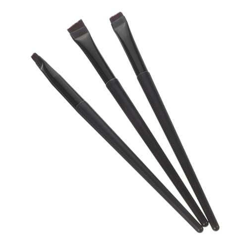 HAPINARY Kosmetikpinsel-set 3-teilig Make-up-pinsel Abgewinkelter Eyeliner Weicher Augenbrauenpinsel Make-up-anwendung Zu Hause von HAPINARY