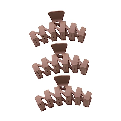 HAPINARY 3 Stück Große Haarklammern von Exaggerated Claw Clips für Damen und Mädchen Rutschfest für Dickes Haar zum Stylen Waschen und Makeup von HAPINARY