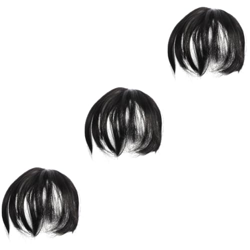 HAPINARY 3 Stück Haarersatz Haarteil Topper Haarschmuck Damen Haarteile Für Damen Wiglets Für Dünner Werdendes Haar Clip In Haar Topper Haarvolumen Clip Haarvolumen Wiglet Wiglet von HAPINARY