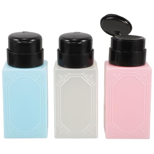 HAPINARY 3 Stück Nagellackentferner Pumpspender in Weiß Blau Nachfüllbare Flasche für Nagelstudio Effiziente Handhabung Langlebig Flüssigkeitsdosierer für Maniküre und Make up Entferner HAPINARY 3 Stück Nagellackentferner Pumpspender in Weiß Blau Nachfüllbare Flasche für Nagelstudio Effiziente Handhabung Langlebig Flüssigkeitsdosierer für Maniküre und Make up Entferner von HAPINARY