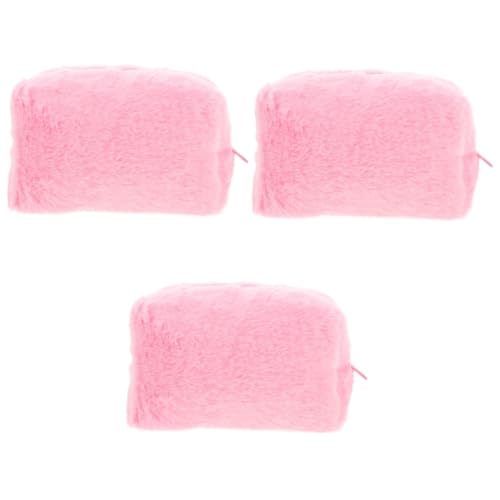 HAPINARY 3 Stück Plüsch Kosmetiktasche Reise Kulturbeutel Organizer Reißverschluss Make Up Tasche Plüsch Reise Make Up Tasche Make Up Reisetasche Kosmetik Organizer Tasche HAPINARY 3 Stück Plüsch Kosmetiktasche Reise Kulturbeutel Organizer Reißverschluss Make Up Tasche Plüsch Reise Make Up Tasche Make Up Reisetasche Kosmetik Organizer Tasche von HAPINARY