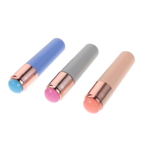 HAPINARY 3 Stück Silikon-nagelbürsten Wiederverwendbar Chrom Nagelkunstpinsel Für Gel-nägel French-nägel Lippenstift Concealer Lidschatten von HAPINARY