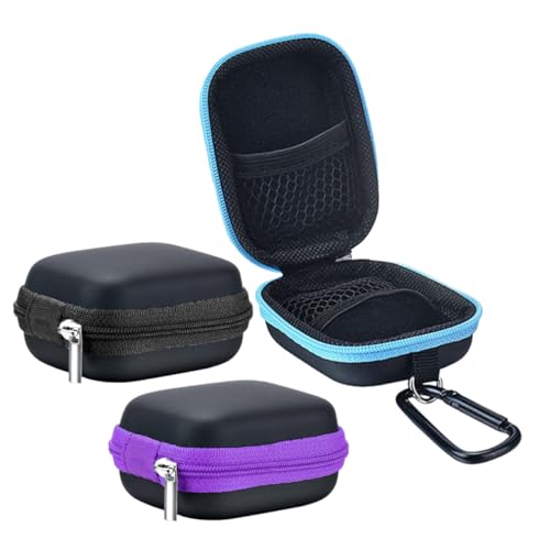 HAPINARY 3 Stück Teiliges Eva Hartschalen Reiseetui für Ätherische Öle Tragbare Aufbewahrungstasche Kompakter Organizer für Fläschchen Vielseitig für Parfüm und Glasfläschchen von HAPINARY
