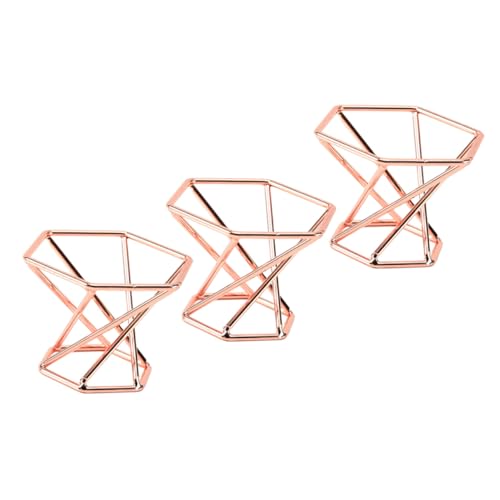 HAPINARY 3 Stück Teiliges Makeup Puff Aufbewahrungsset aus Rostfreiem Edelstahl Stabiler Kosmetik Schwamm Halter Schnelltrocknender Make up Schwamm Organizer in Elegantem Roségold von HAPINARY