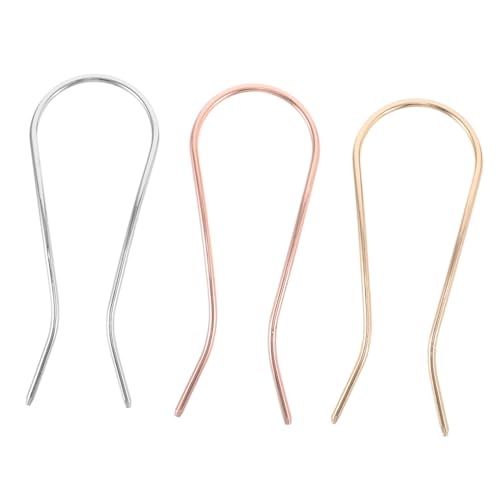HAPINARY 3 Stück Teiliges U förmige Haarnadeln aus Langlebiger Zinklegierung Geometrisches Design für Damen und Mädchen Modische Updo Haarclips für Alltag und Besondere Anlässe von HAPINARY