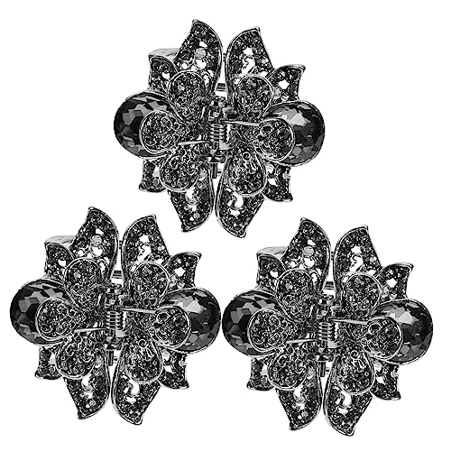 HAPINARY 3 Stücke Modische Haarnadel Legierung Dekorative Haar Clip Für Frauen Hohl Mini Kopfschmuck von HAPINARY