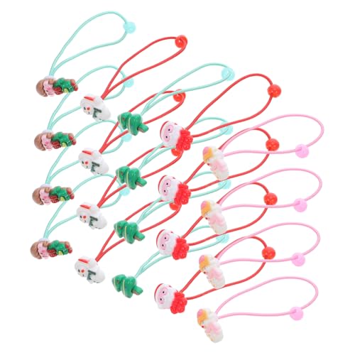 HAPINARY 30stücke Bunte Haargummis Für Mädchen Elastische Haarbänder Für Kleine Mädchen Verspielte Haarseile Weihnachtshaargummis Süße Haarschmuck Für Alltag von HAPINARY